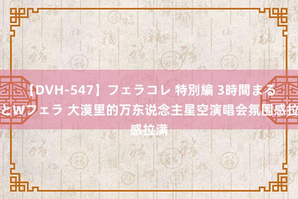 【DVH-547】フェラコレ 特別編 3時間まるごとWフェラ 大漠里的万东说念主星空演唱会　氛围感拉满