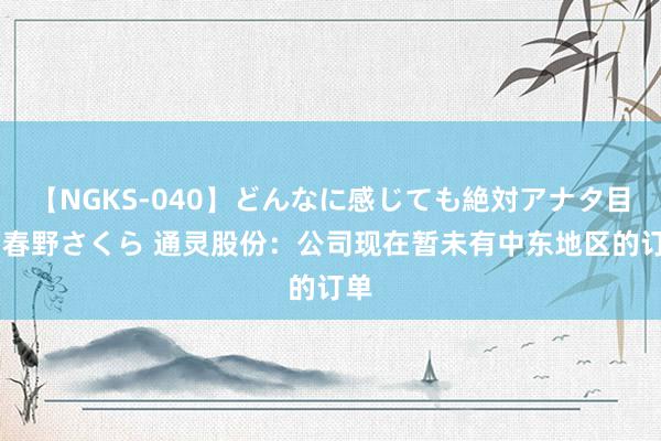 【NGKS-040】どんなに感じても絶対アナタ目線 春野さくら 通灵股份：公司现在暂未有中东地区的订单