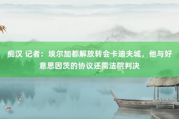 痴汉 记者：埃尔加都解放转会卡迪夫城，他与好意思因茨的协议还需法院判决