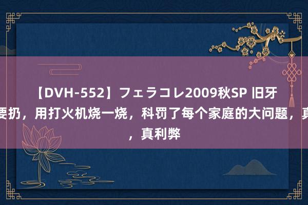 【DVH-552】フェラコレ2009秋SP 旧牙刷不要扔，用打火机烧一烧，科罚了每个家庭的大问题，真利弊