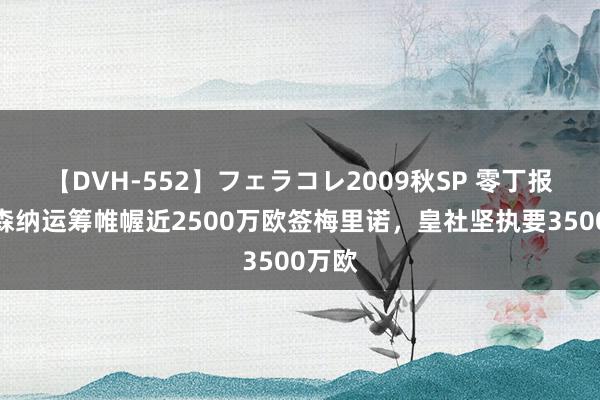 【DVH-552】フェラコレ2009秋SP 零丁报：阿森纳运筹帷幄近2500万欧签梅里诺，皇社坚执要3500万欧