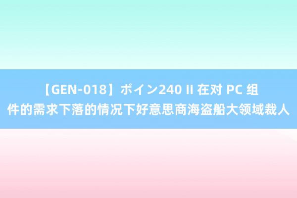 【GEN-018】ボイン240 II 在对 PC 组件的需求下落的情况下好意思商海盗船大领域裁人